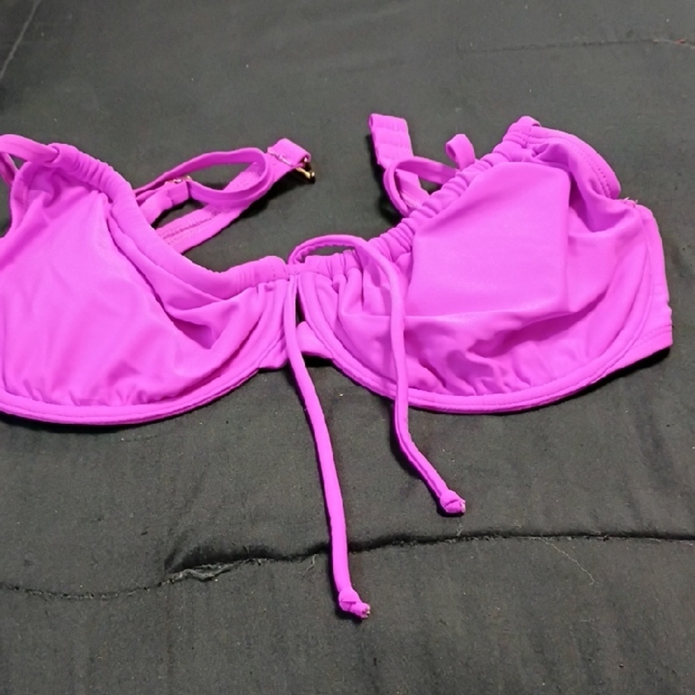 Wild Fable Bright Pink Bikini Top